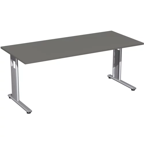 Schreibtisch feste Höhe 180 x 80 cm