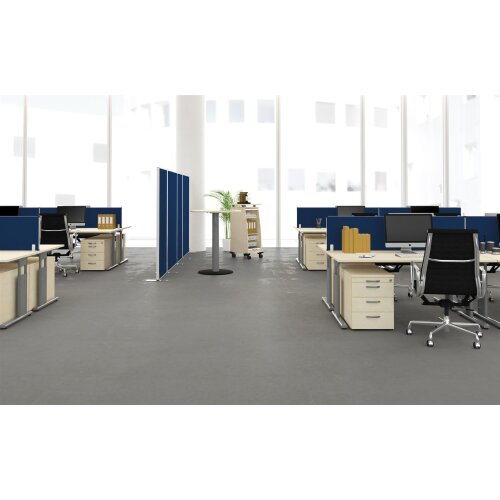 Schreibtisch  PC-Form links feste Höhe 180x 100 cm