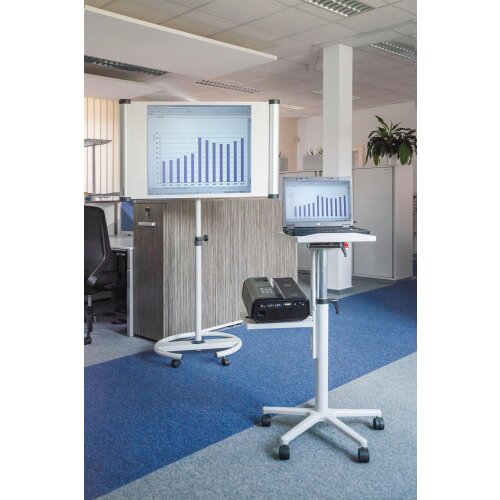 Flipchart Profi auf Rollen drehbar