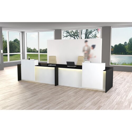 Empfangstheke Design mit LED Beleuchtung