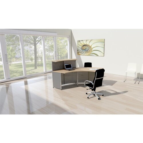 Empfangstheke gerade 116cm breit in 3 Farben