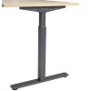 Schreibtisch höhenverstellbar mit Handkurbel, Breite 160 cm