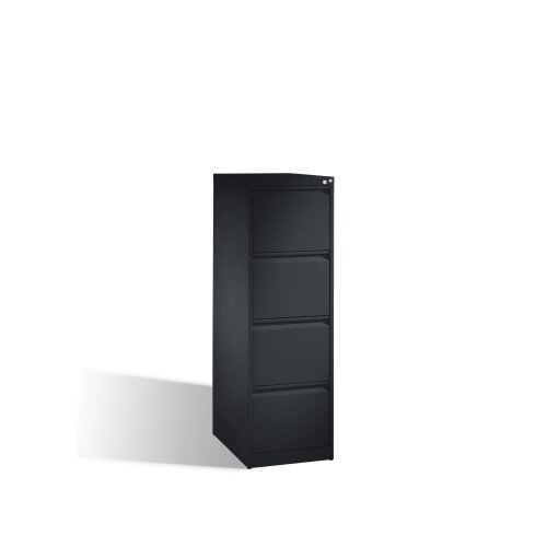 Karteikartenschrank DIN A4 quer, 4 Schubladen einbahnig