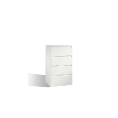 Karteikartenschrank DIN A4 quer, 4 Schubladen zweibahnig