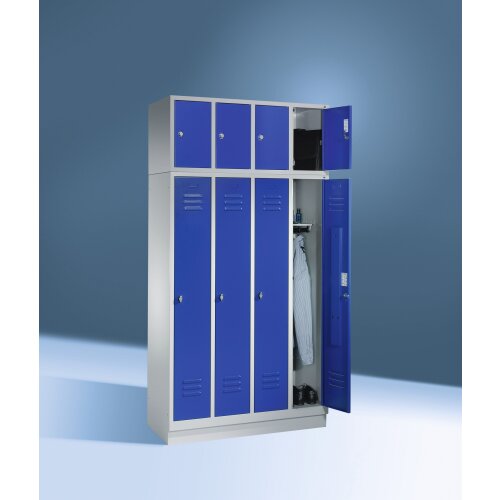 Spind Aufsatzschrank 4 Abteile