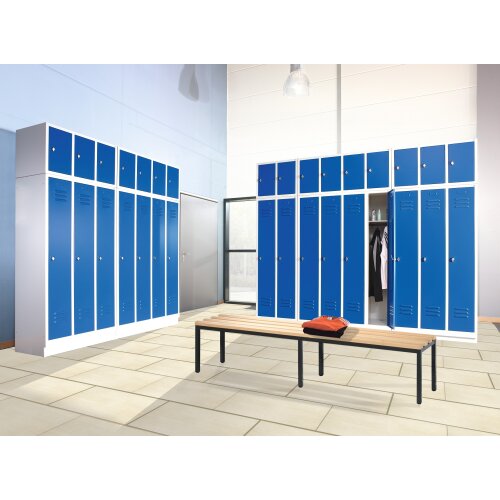 Spind Aufsatzschrank 4 Abteile