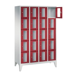 Fächerschrank Classic mit Sichtfenstertüren,...
