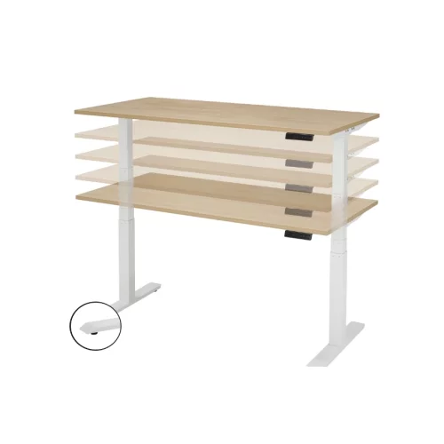 Schreibtisch elektrisch höhenverstellbar Serie EHT3 160 x 80