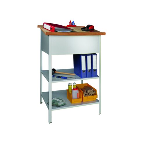 Stehpult mit 2 Fachböden