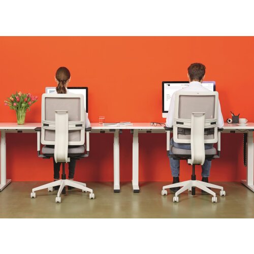 Drehstuhl mit flexibler Rückenlehne