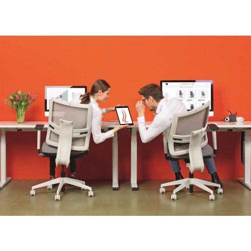 Drehstuhl mit flexibler Rückenlehne