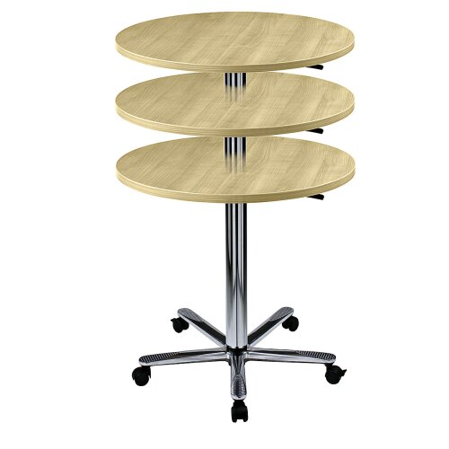 Rundtisch höhenverstellbar 72-114 cm